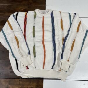 Vintage St Croix 3D Knit Coogi Style Sweater